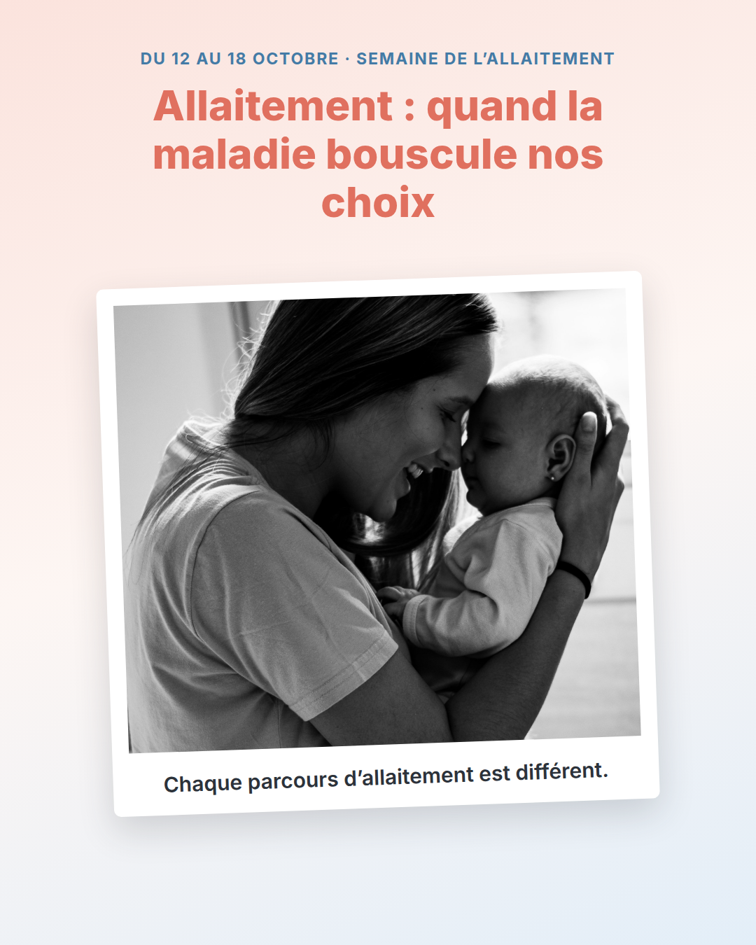 Semaine mondiale de l'allaitement maternel