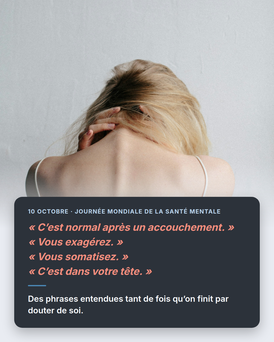 Journée mondiale de la santé mentale